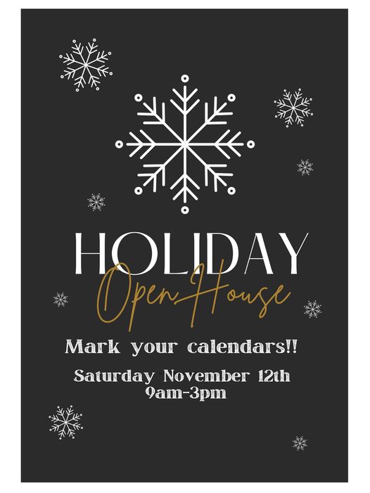 Holiday Open House 2022 is On It's Way