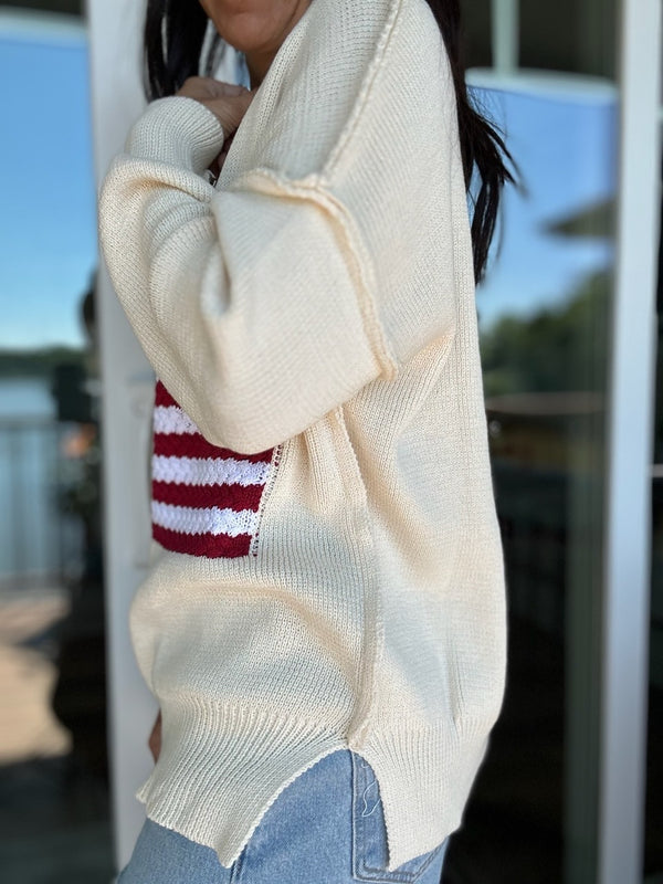 Simply Southern Flag Sweater