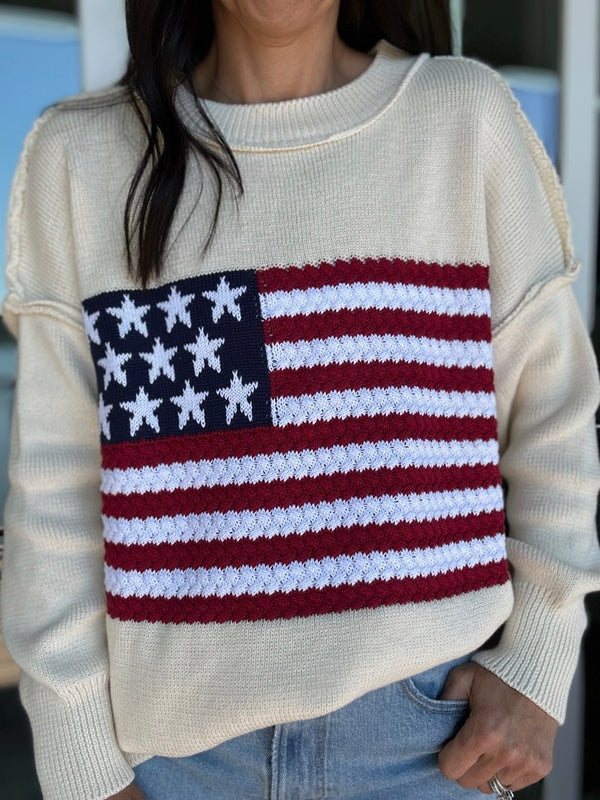 Simply Southern Flag Sweater