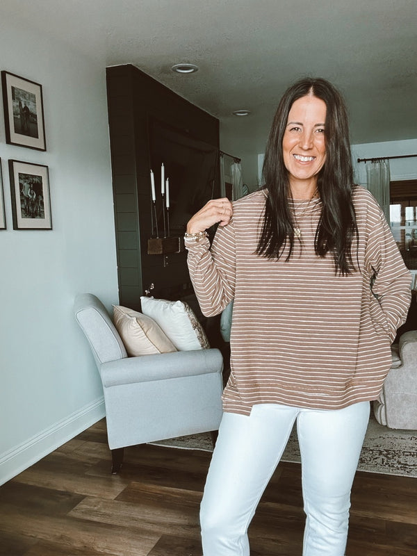 Slouchy Striped Top