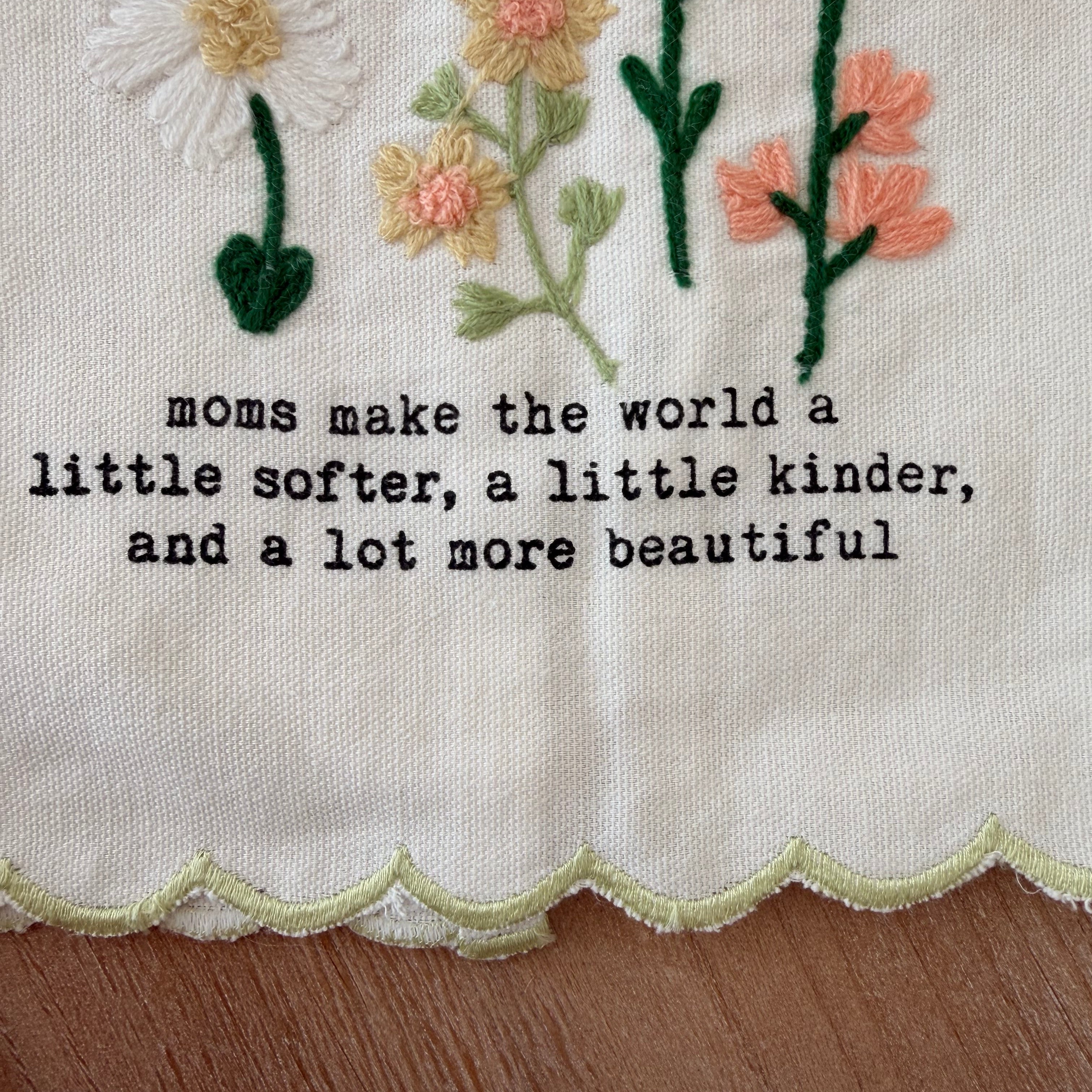 Embroidered Mom Towel