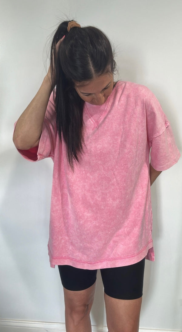 Strawberry Drop Shoulder Tee