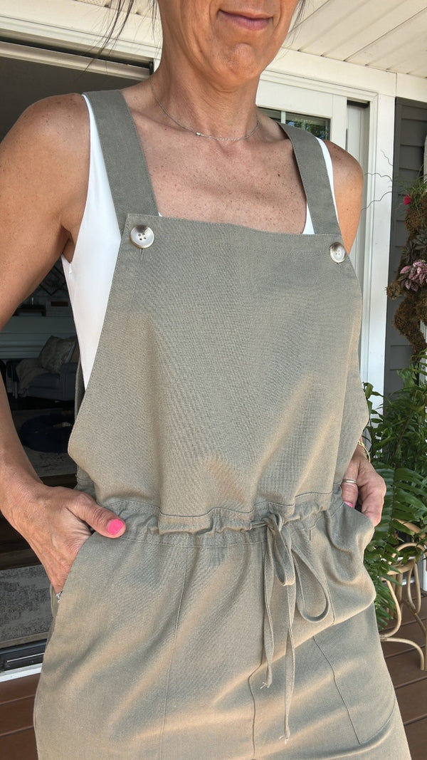 Cropped Overalls