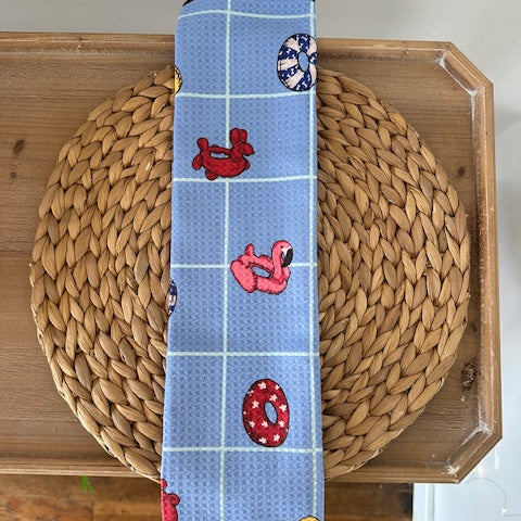 Summer Floaties Paw Towel - Geometry