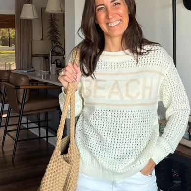 Beach Knitted Sweater