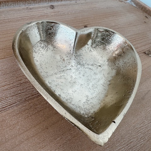 Gold Heart Dish