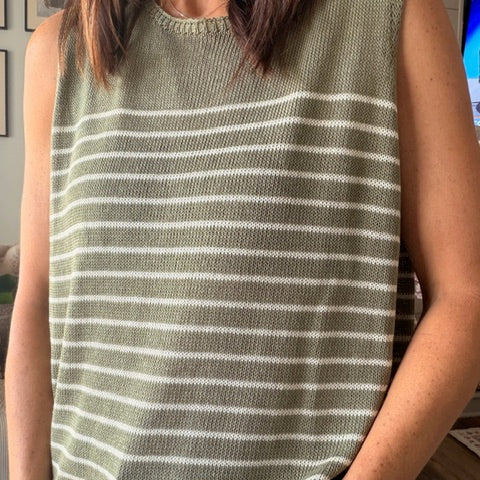 Sandy Sleeveless Knit Top