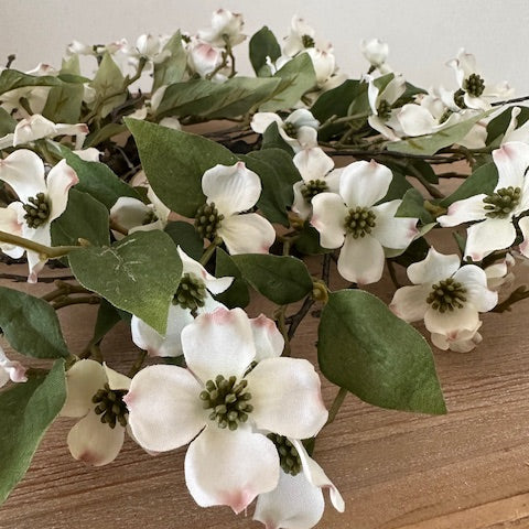 15" Dogwood Candle Ring