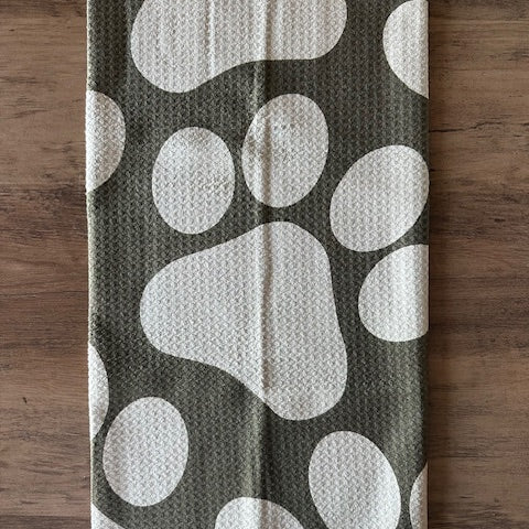 Paw Prints Paw Towel - Geometry