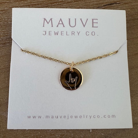 I Love You Charm Necklace