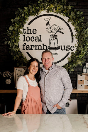 OwnersOwners Amy and Troy Wasson stand behind the counter of The Local Farmhouse in downtown Danville, Illinois.   