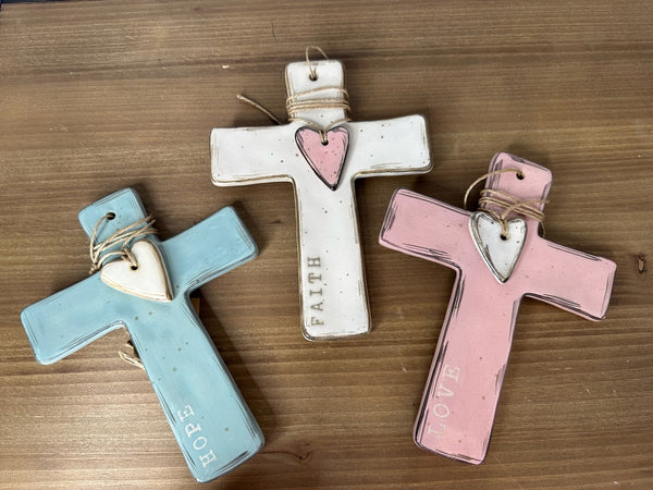 Hope Stoneware Cross