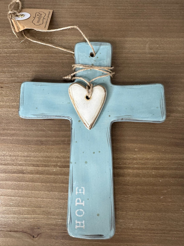 Hope Stoneware Cross