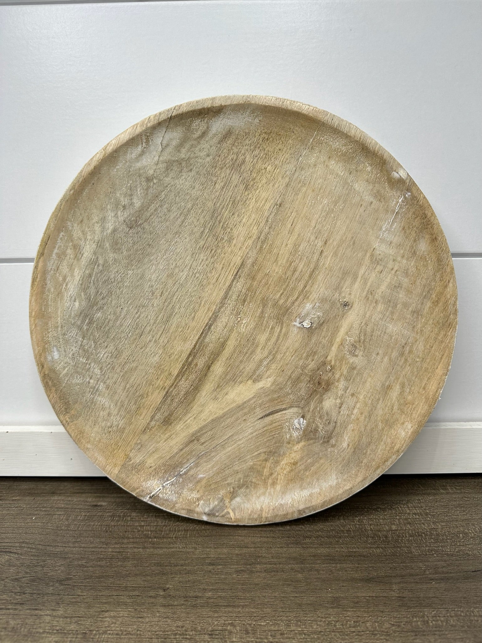 Round Wooden Charger The Local Farmhouse