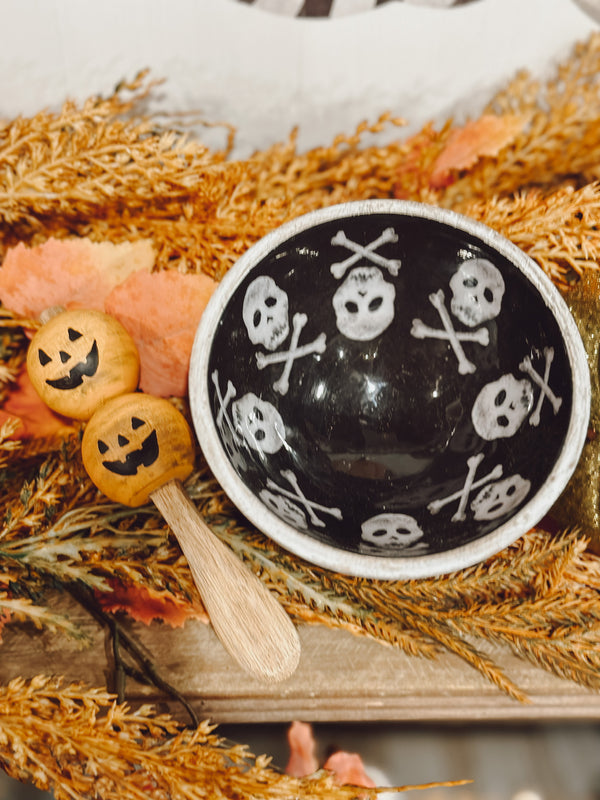 Skull Enamel Dip Bowl