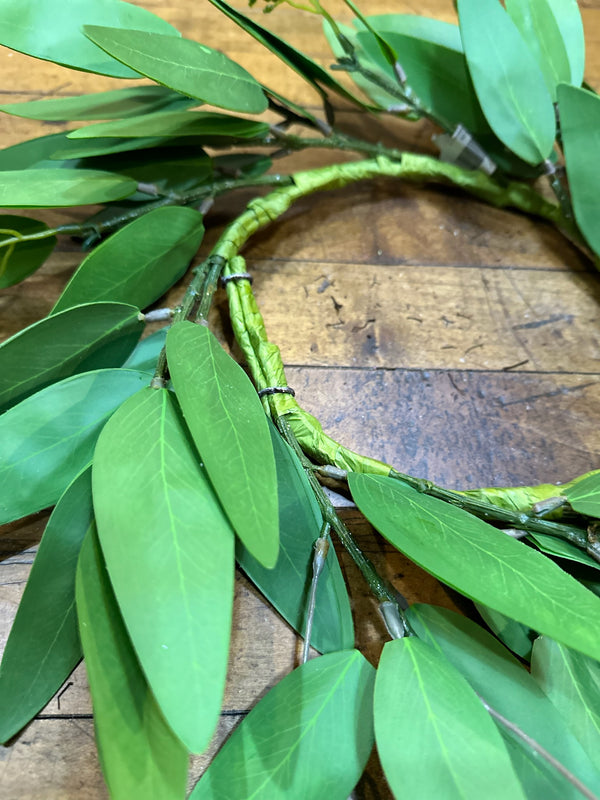 6" Eucalyptus Candle Ring