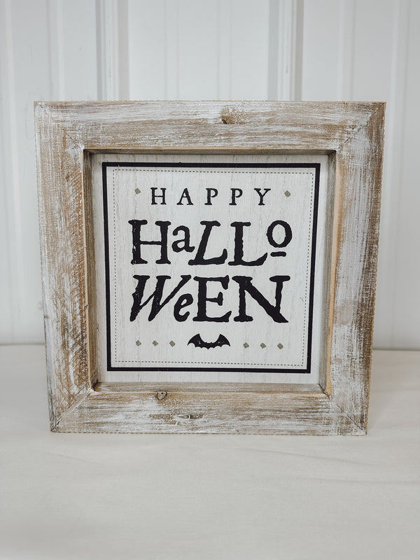 Halloween/Love Fall Sign 10x10