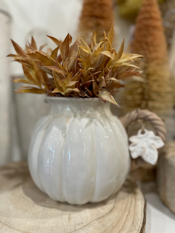 White Pumpkin Pitcher