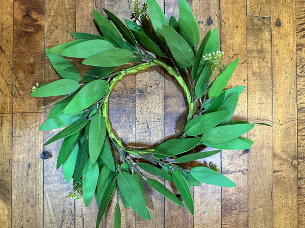 6" Eucalyptus Candle Ring