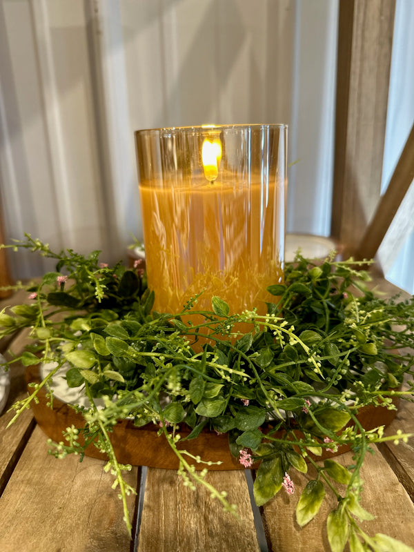 Pink Sweet Locust Candle Ring