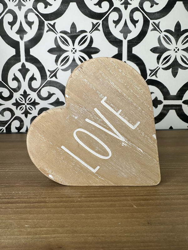 Love Wood Hearty Cutout